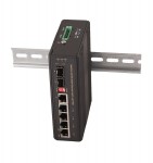 Промышленный PoE коммутатор Gigabit Ethernet на 6 портов OSNOVO SW-80412/IC(Booster)