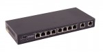 Коммутатор 10-портовый Fast Ethernet с PoE OSNOVO SW-20820/B(96W)