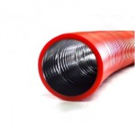 Труба гибкая двустенная для кабельной канализации Промрукав Труба гибкая двустенная D=90, с зондом, красная (Промрукав)