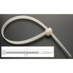 Кабельная стяжка нейлоновая, неоткрываемая KSS Стяжка 150х2,5 мм (белая)