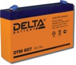 Аккумулятор герметичный свинцово-кислотный Delta Delta DTM 607