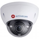 Вандалостойкая 4K купольная IP-камера с motor-zoom и аппаратной видеоаналитикой ActiveCam AC-D3183WDZIR5