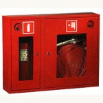 Шкаф пожарный со стеклом красный ТОИР-М ПК-315Н