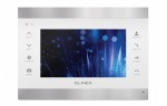 Цветной видеодомофон SLINEX SL-07IP (серебро+белый)