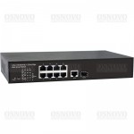 Управляемый PoE коммутатор Fast Ethernet на 8 портов OSNOVO SW-60811/MB