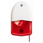 Оповещатель охранно-пожарный свето-звуковой Комтид Феникс-С (ПКИ-СП24) (красный), совмещенное включение
