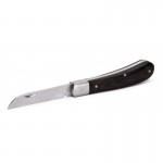 Нож для снятия изоляции монтерский малый складной с прямым лезвием КВТ НМ-03