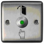 Кнопка металлическая с подсветкой, врезная Smartec ST-EX110L